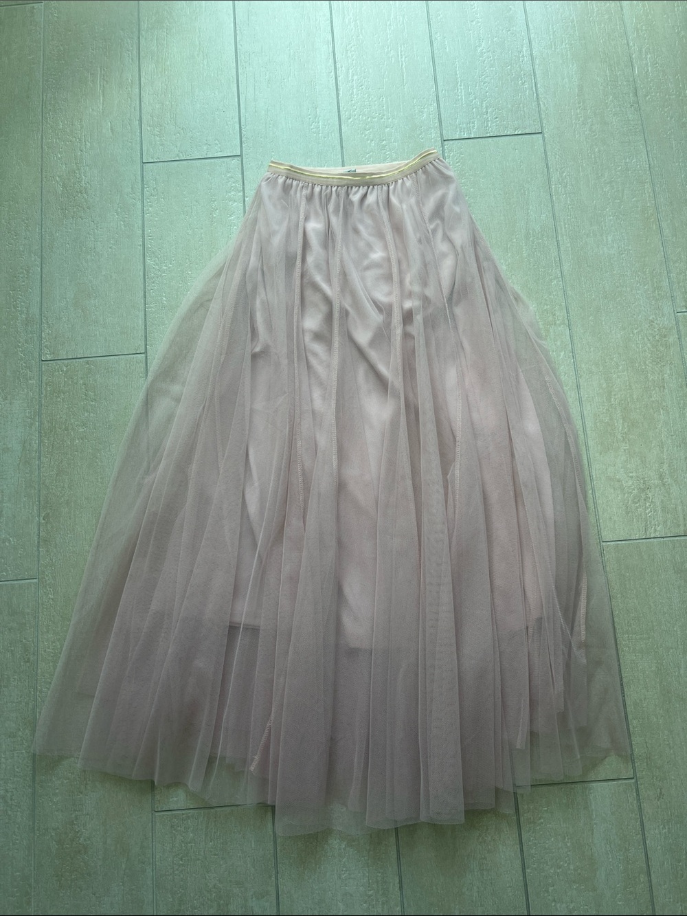 Chicwish Dusty Pink Layered Tulle Maxi Skirt